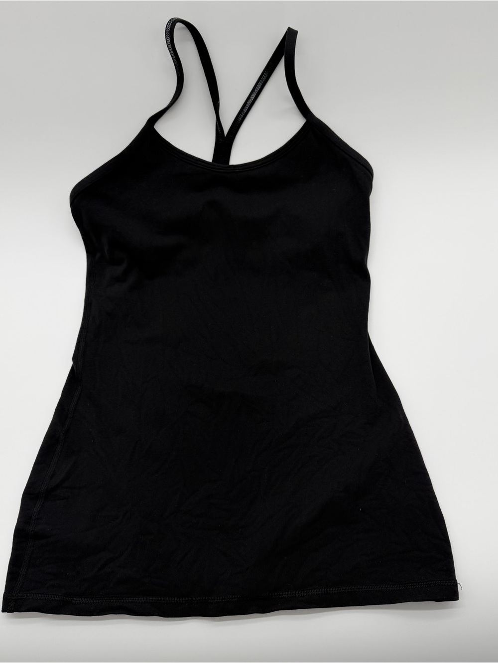 lululemon athletica Black Double-Strap Fitness Tank